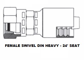 Female DIN Swivel (Heavy) (6)